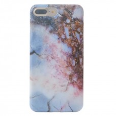 iPhone 7 Plus - TPU IMD Soft Full Case Printing Protective Cover Case - Marble Pattern